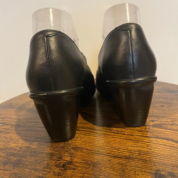 Dansko Shoes Babette Josie Heeled Double Strap Mary Jane Black Leather 39 (US 9) - Picture 4 of 6